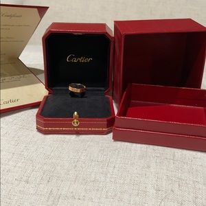 CARTIER LOVE RING(no diamonds) pinkgold, size47